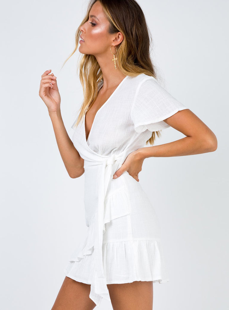 Company For One Wrap Dress White